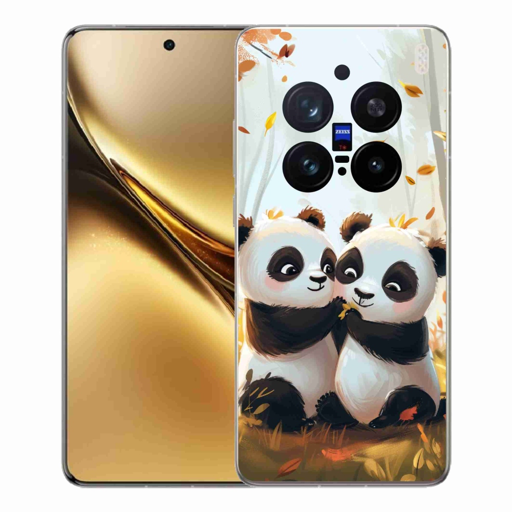 Gelový kryt mmCase na Vivo X200 Pro 5G - pandy