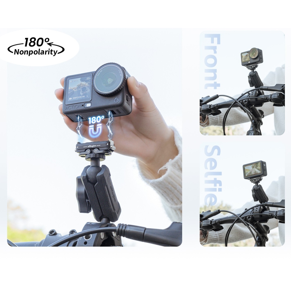 AMAGISN oboustranně nastavitelný rychloupínací adaptér pro DJI Osmo Action 6