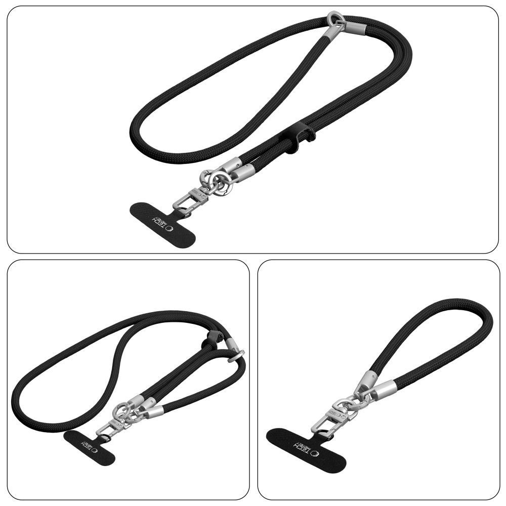 Tech-Protect C10S Rope Crossbody šňůrka na telefon s poutkem na zápěstí