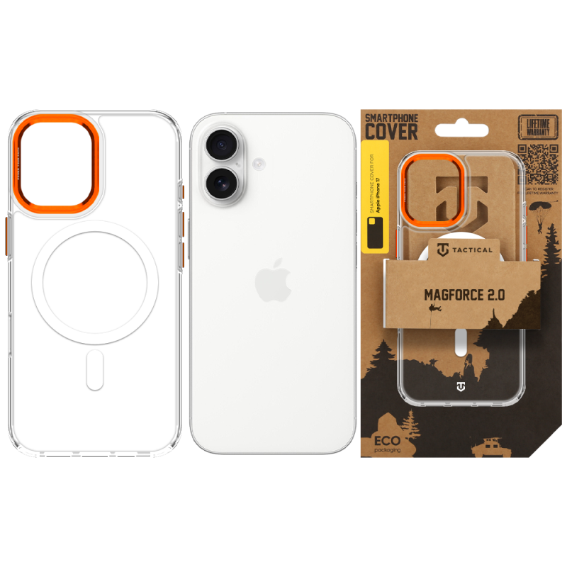 Tactical MagForce 2.0 Kryt pro Apple iPhone 17 Orange