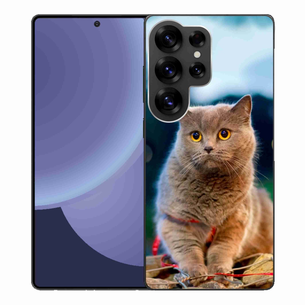 Gelový kryt mmCase na Samsung Galaxy S25 Ultra - britská modrá 2