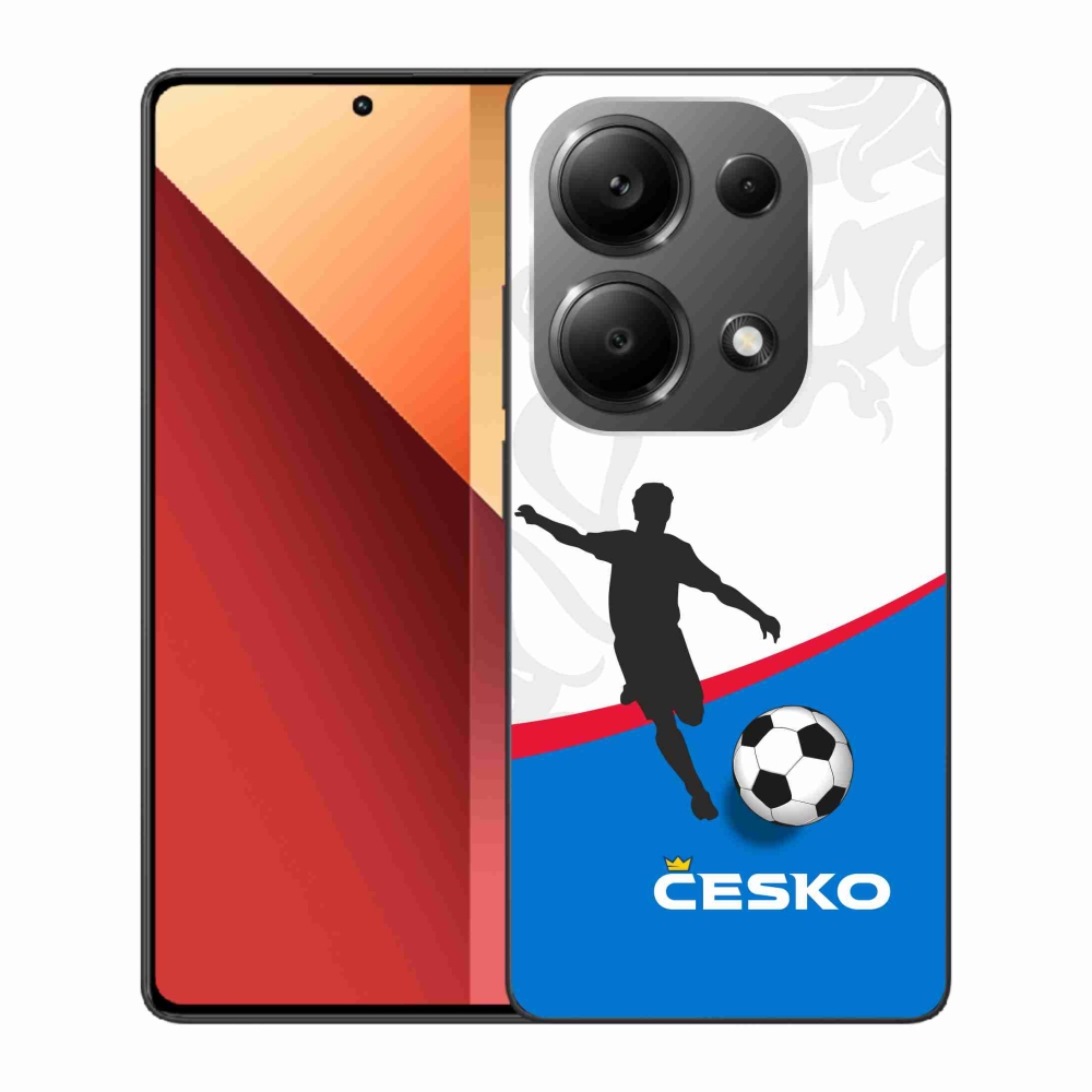 Gelový kryt mmCase na Xiaomi Redmi Note 13 Pro 4G/Poco M6 Pro  - fotbal Česko 1