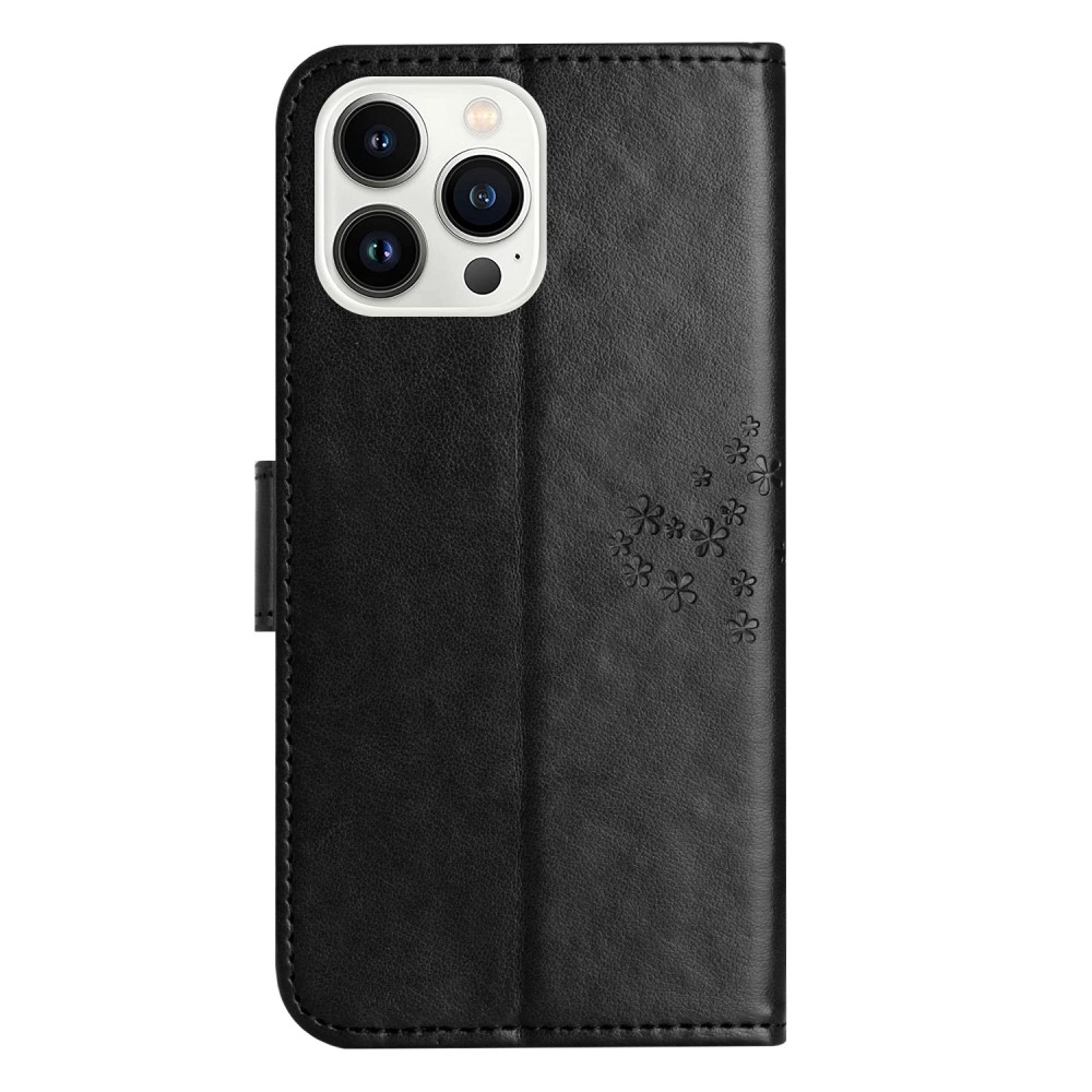 Tree knížkové pouzdro na iPhone 15 Pro Max - černé