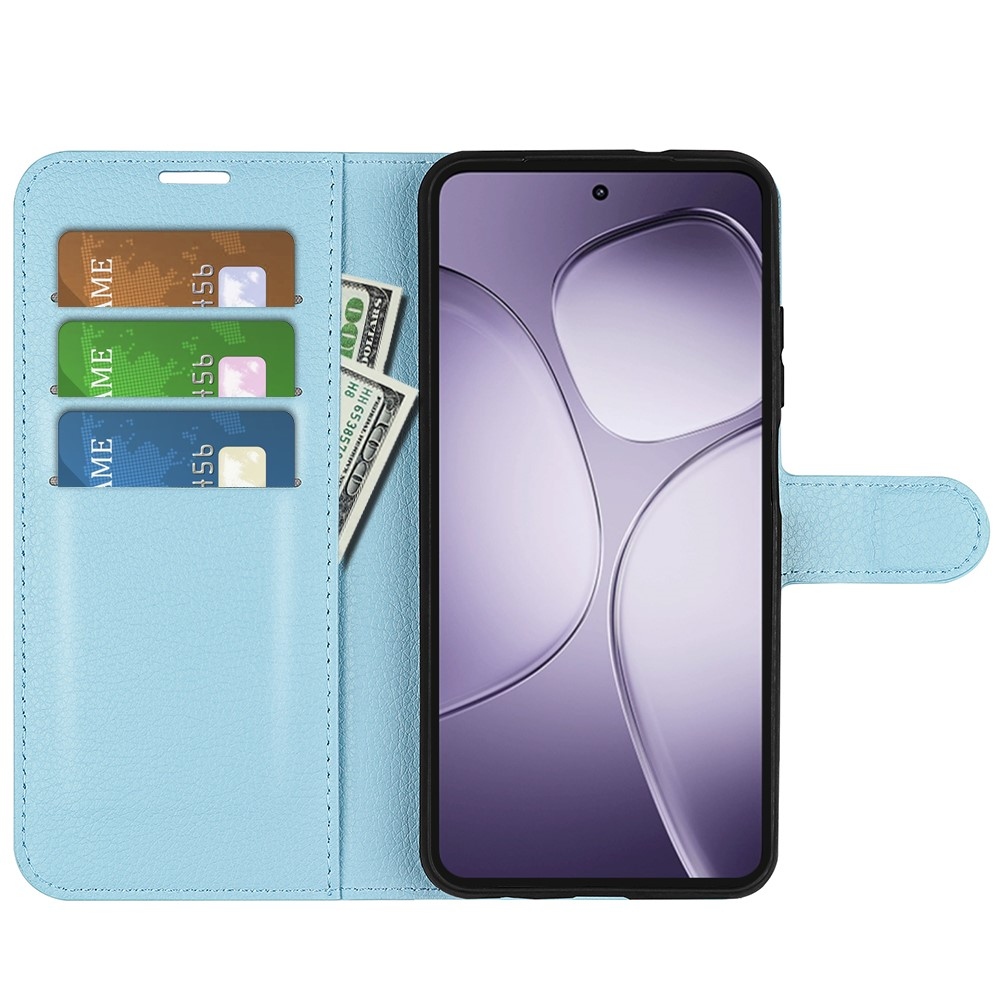 Litchi knížkové pouzdro na Xiaomi 14T Pro - modré