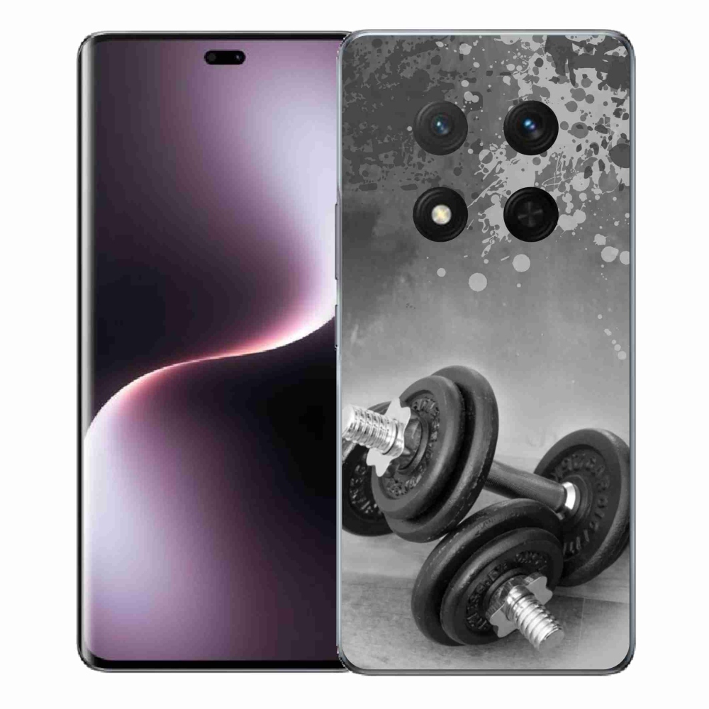 Gelový kryt mmCase na Honor Magic 7 Lite 5G - činky 1