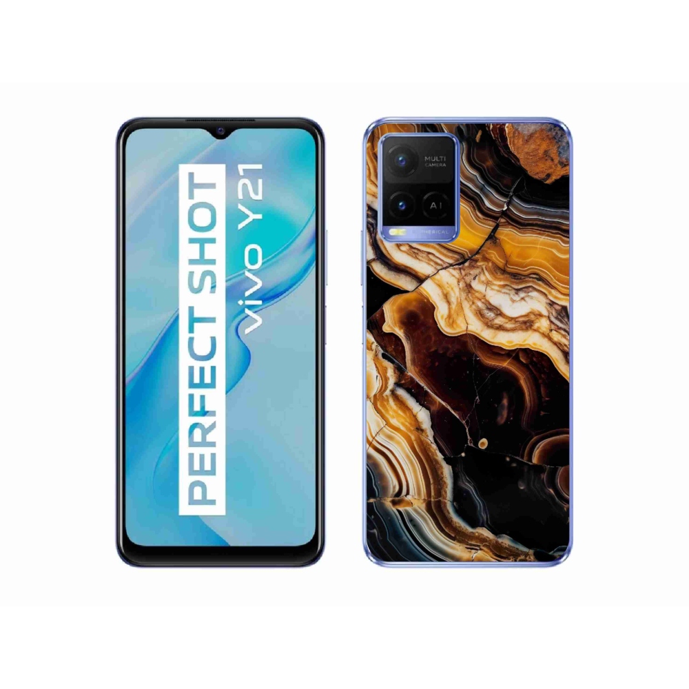 Gelový kryt mmCase na Vivo Y21/Y21s/Y33s - abstraktní motiv 26