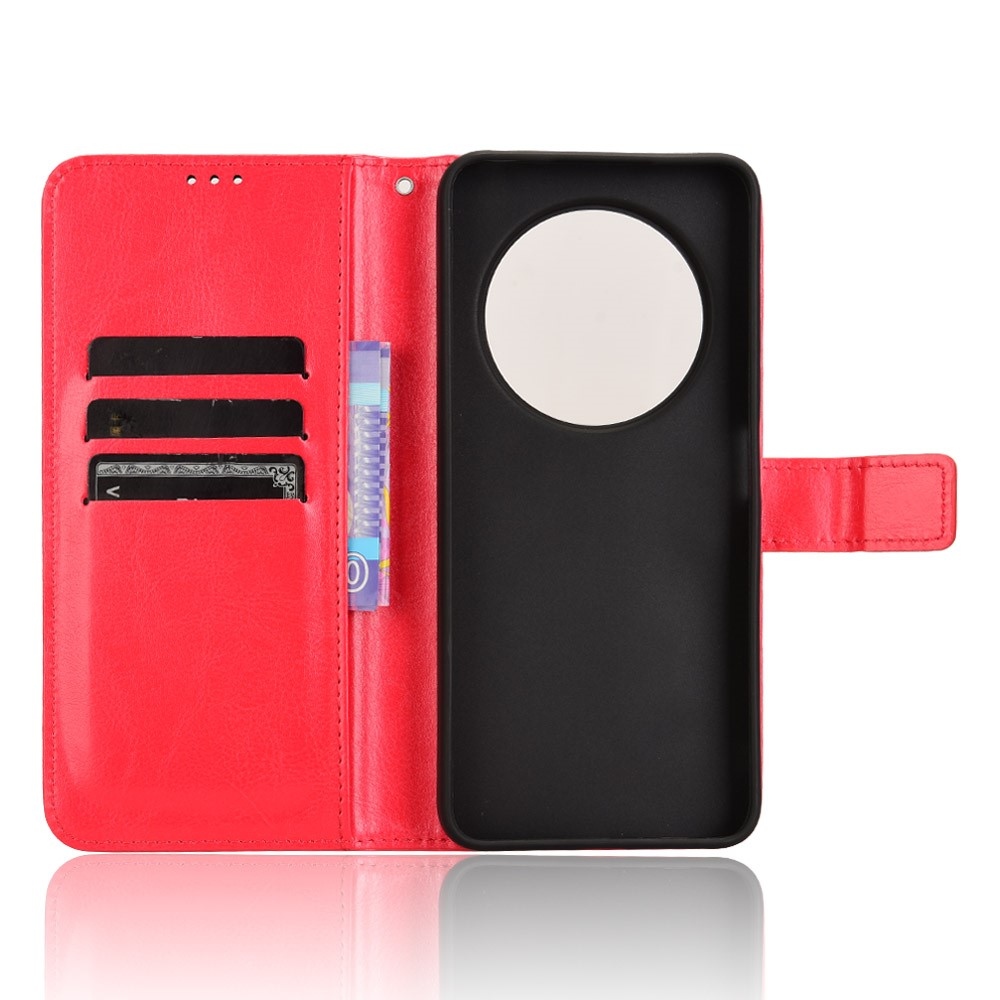 Crazy knížkové pouzdro na Xiaomi Redmi 14C/Poco C75 - červené