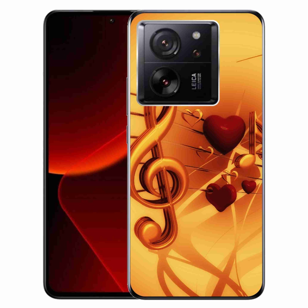Gelový kryt mmCase na Xiaomi 13T/13T Pro - noty