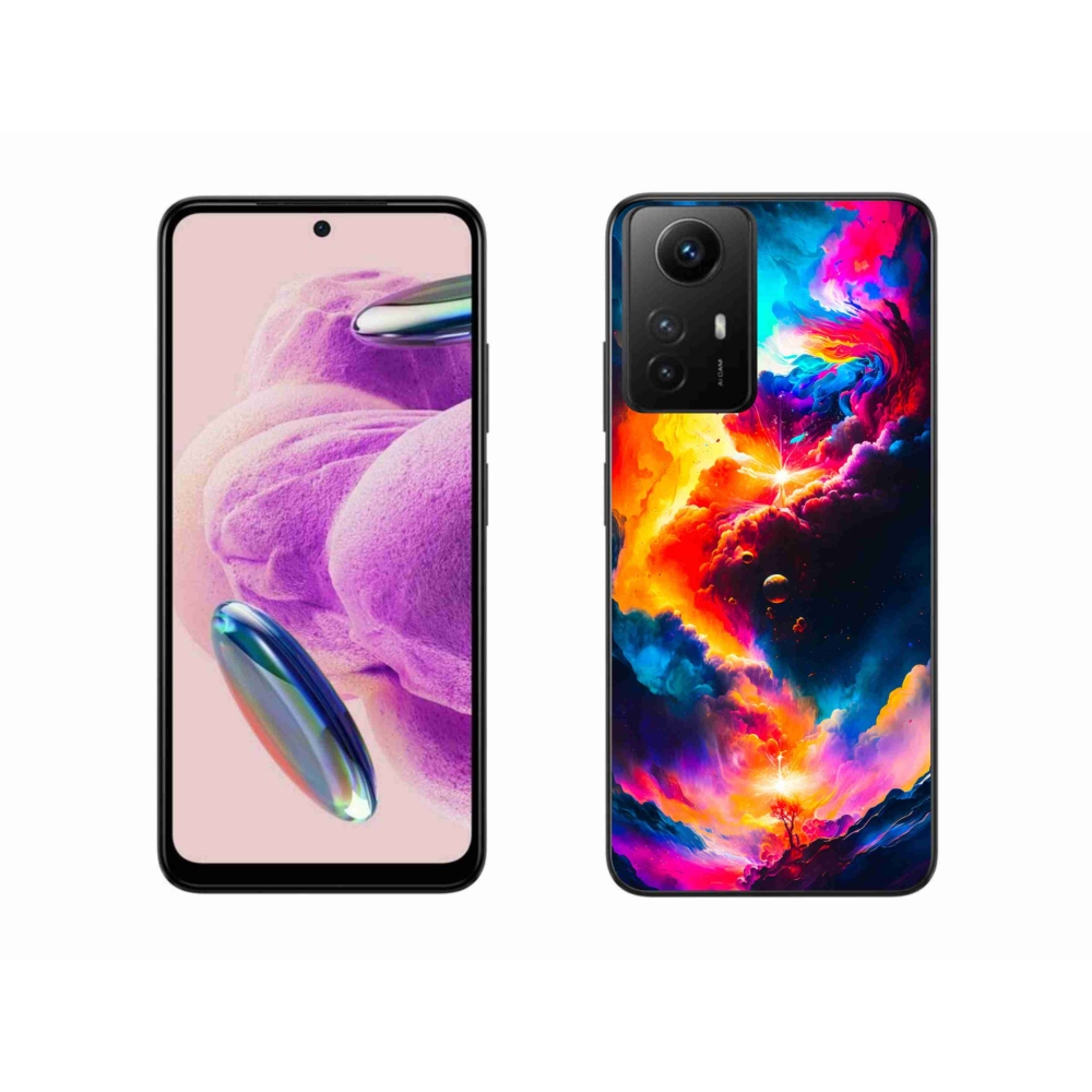 Gelový kryt mmCase na Xiaomi Redmi Note 12S - abstraktní motiv