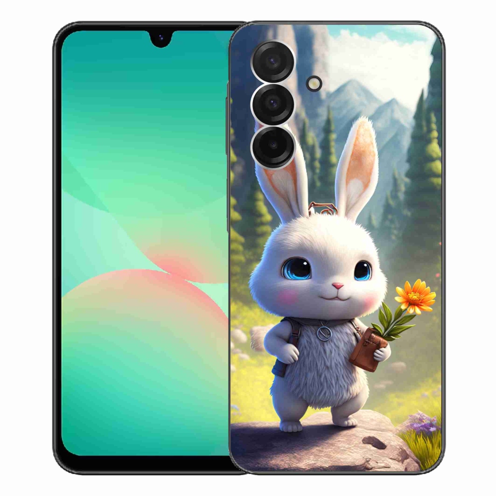 Gelový kryt mmCase na Samsung Galaxy A26 5G - roztomilý králíček