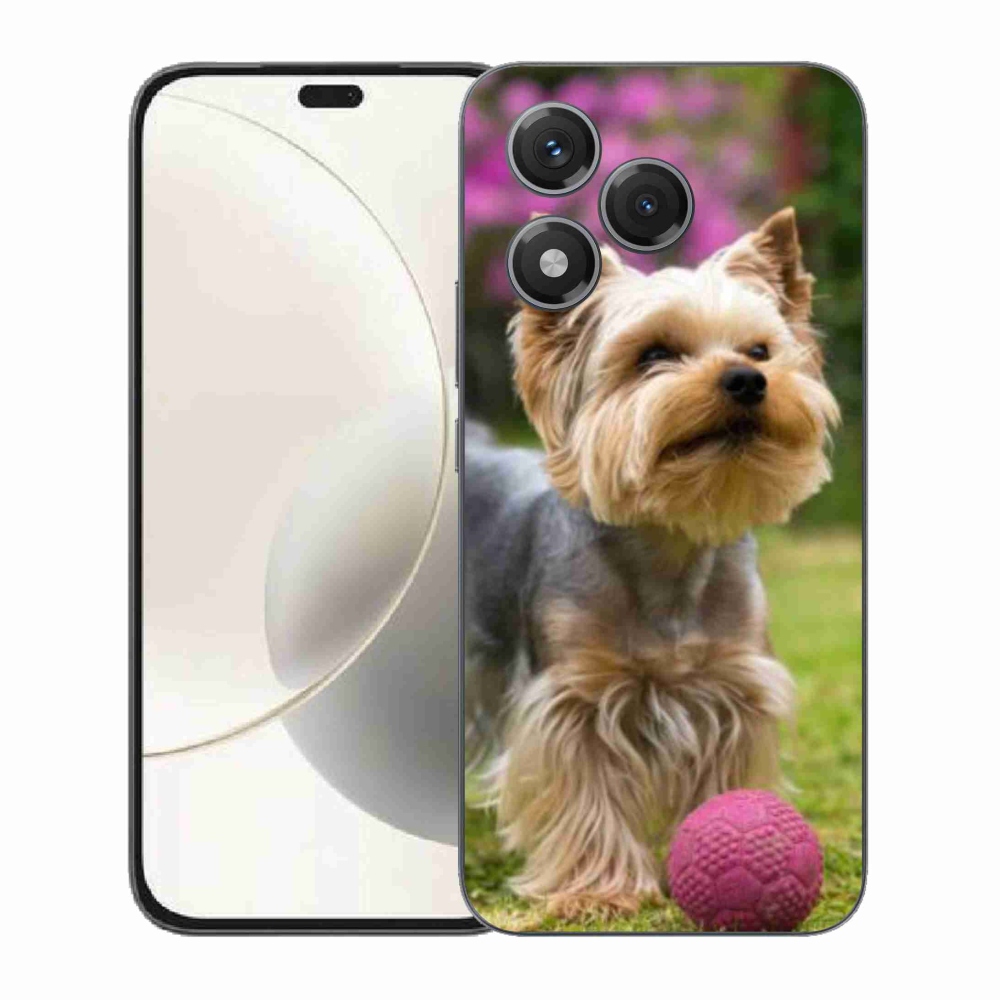 Gelový kryt mmCase na Honor 400 Lite - jorkšír 4
