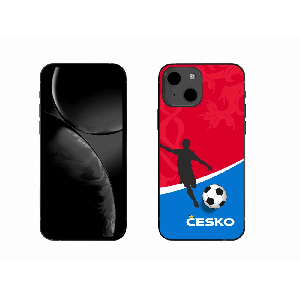 Gelový kryt mmCase na iPhone 13 6.1 - fotbal Česko