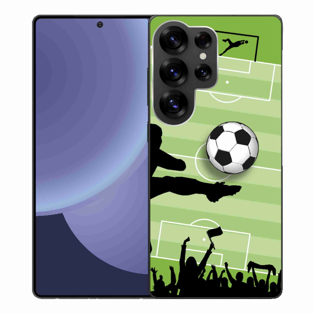 Gelový kryt mmCase na Samsung Galaxy S25 Ultra - fotbal 3