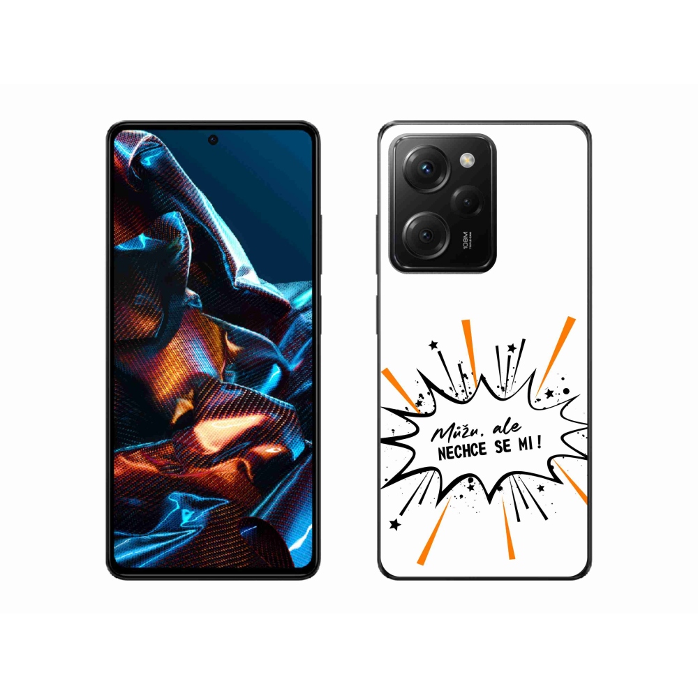 Gelový kryt mmCase na Xiaomi Poco X5 Pro 5G - vtipný text 11 bílé pozadí