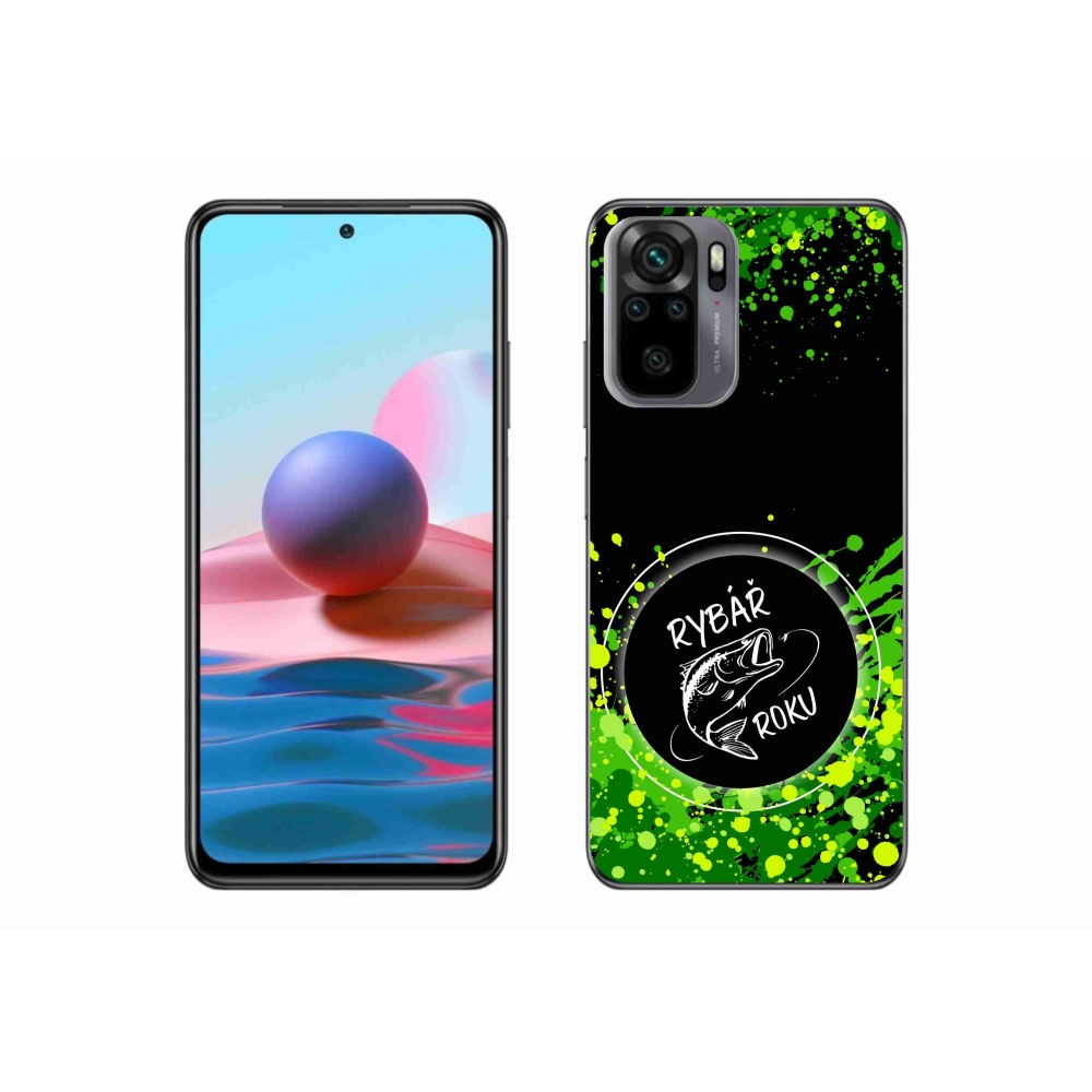 Gelový kryt mmCase na Xiaomi Poco M5s - rybář roku černé pozadí