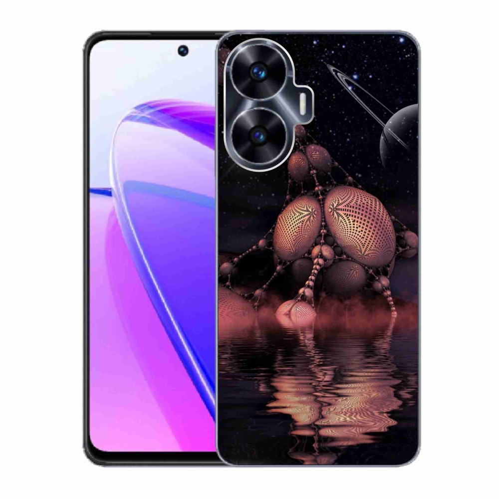 Gelový kryt mmCase na Realme C55 - abstraktní motiv 19