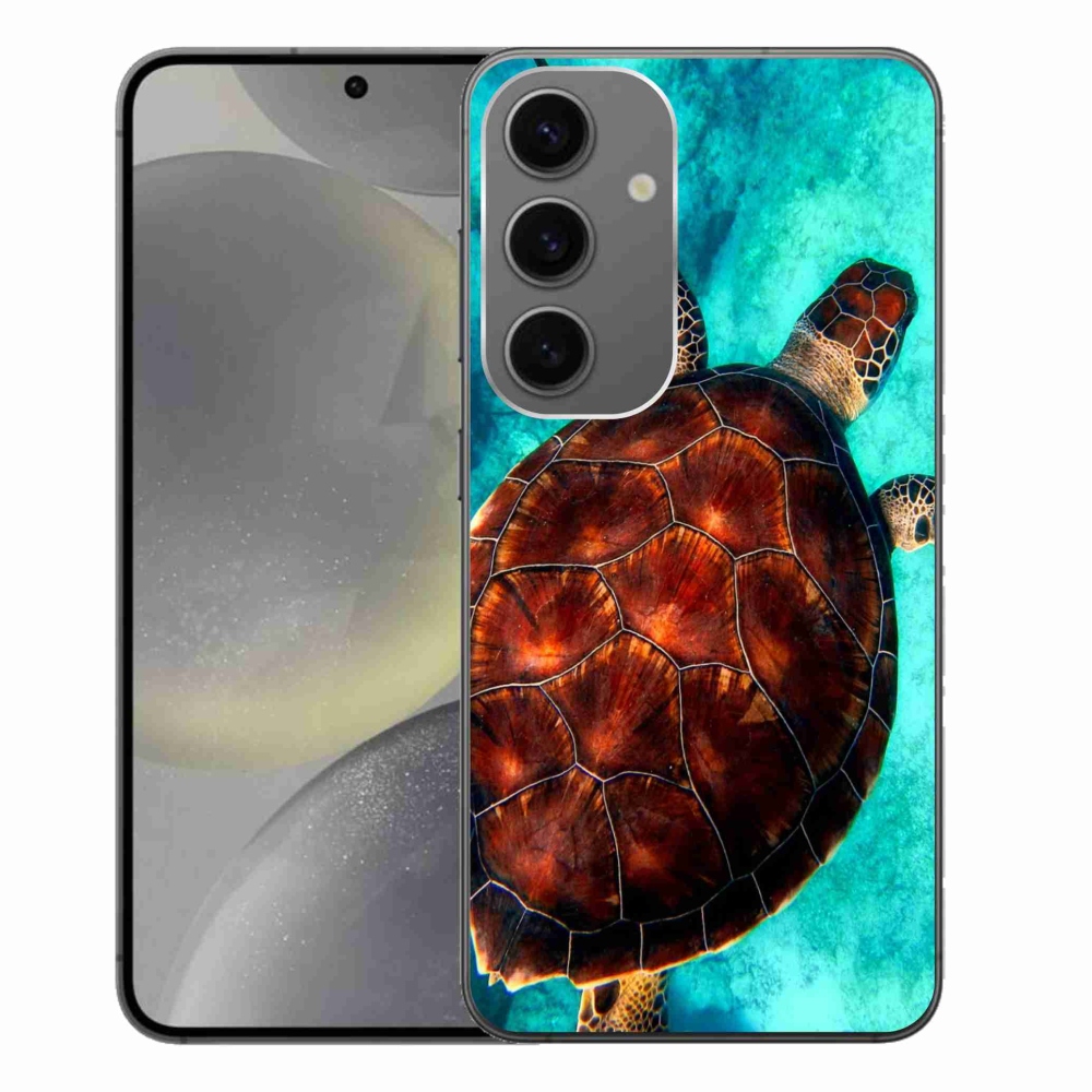 Gelový kryt mmCase na Samsung Galaxy S24+ - želva