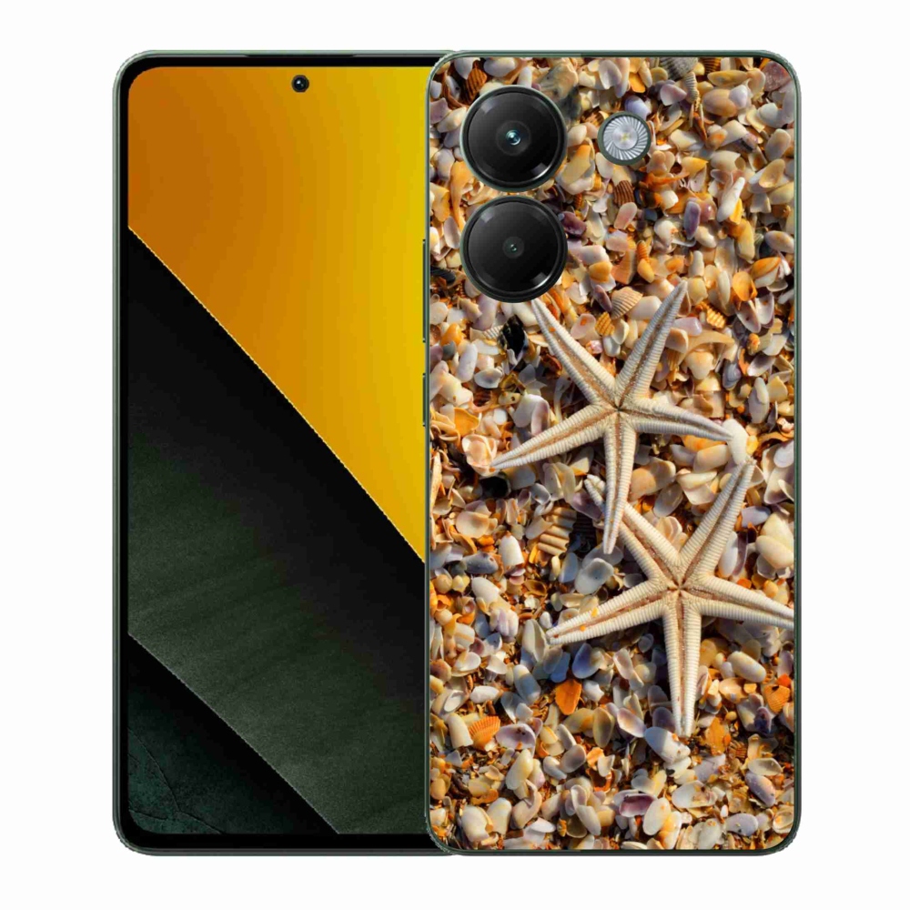 Gelový kryt mmCase na Xiaomi Poco M7 Pro 5G - mořské hvězdice