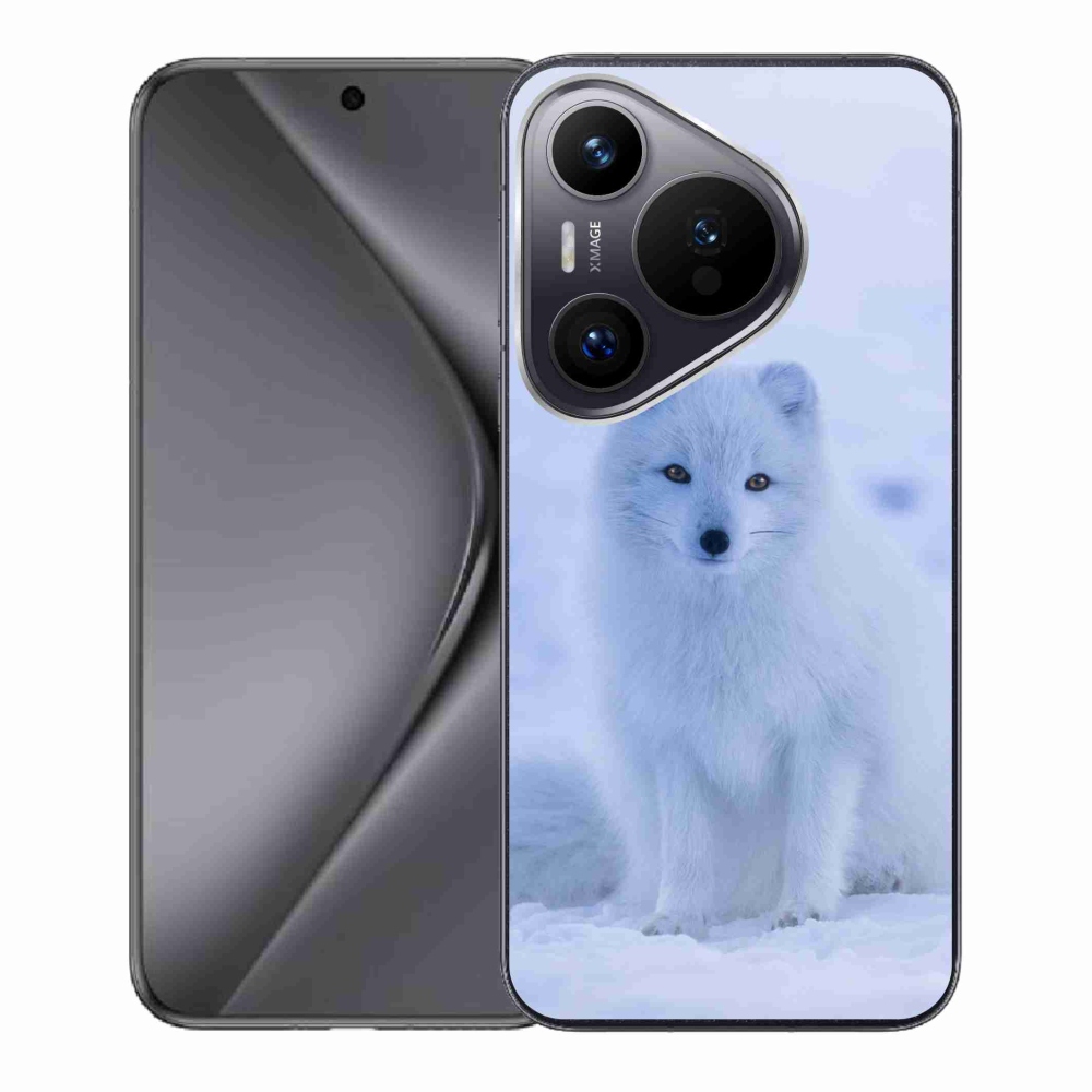 Gelový kryt mmCase na Huawei Pura 70 - polární liška