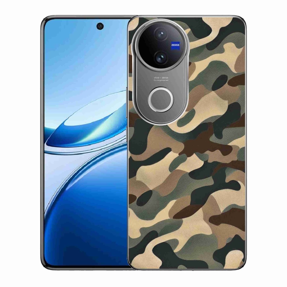 Gelový kryt mmCase na Vivo V50 5G - maskáčový vzor 11