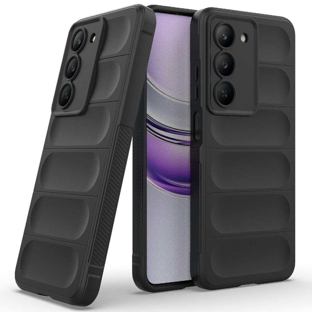 Rugg odolný gelový obal na Realme 14x 5G - černý