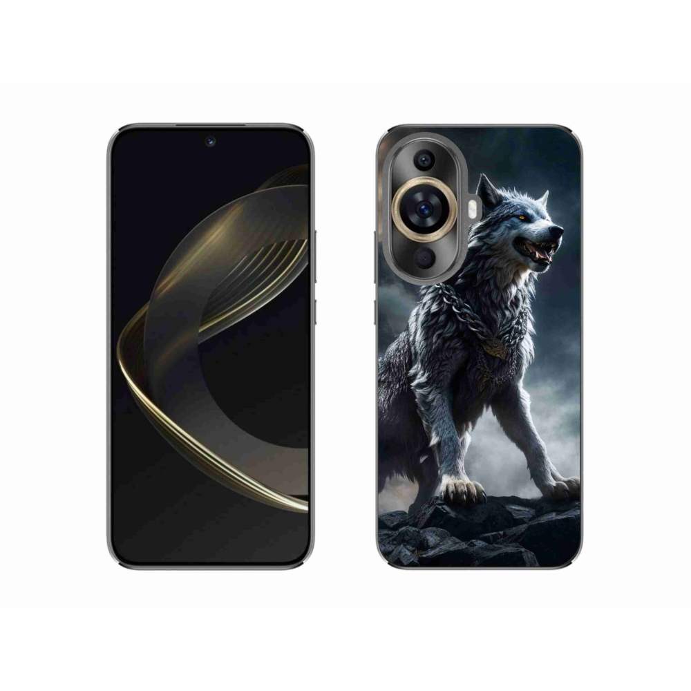 Gelový kryt mmCase na Huawei Nova 11 - vlk 1