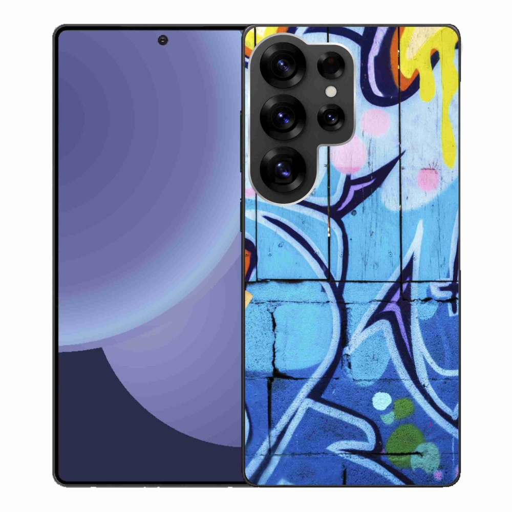 Gelový kryt mmCase na Samsung Galaxy S25 Ultra - graffiti