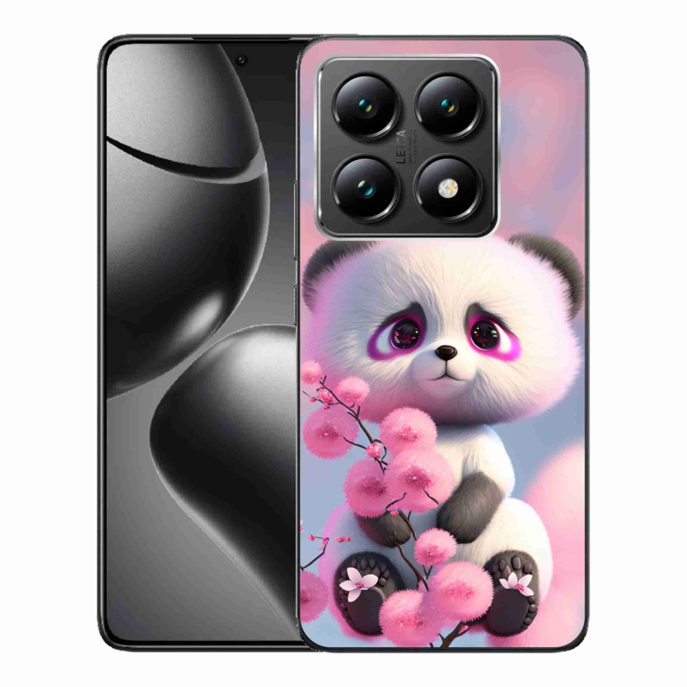 Gelový kryt mmCase na Xiaomi 14T - roztomilá panda 1