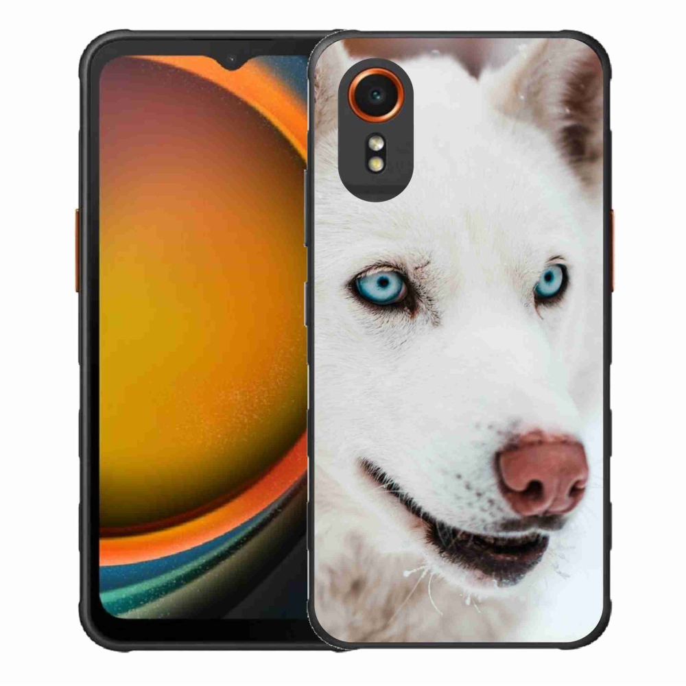 Gelový obal mmCase na Samsung Galaxy Xcover 7 - psí pohled