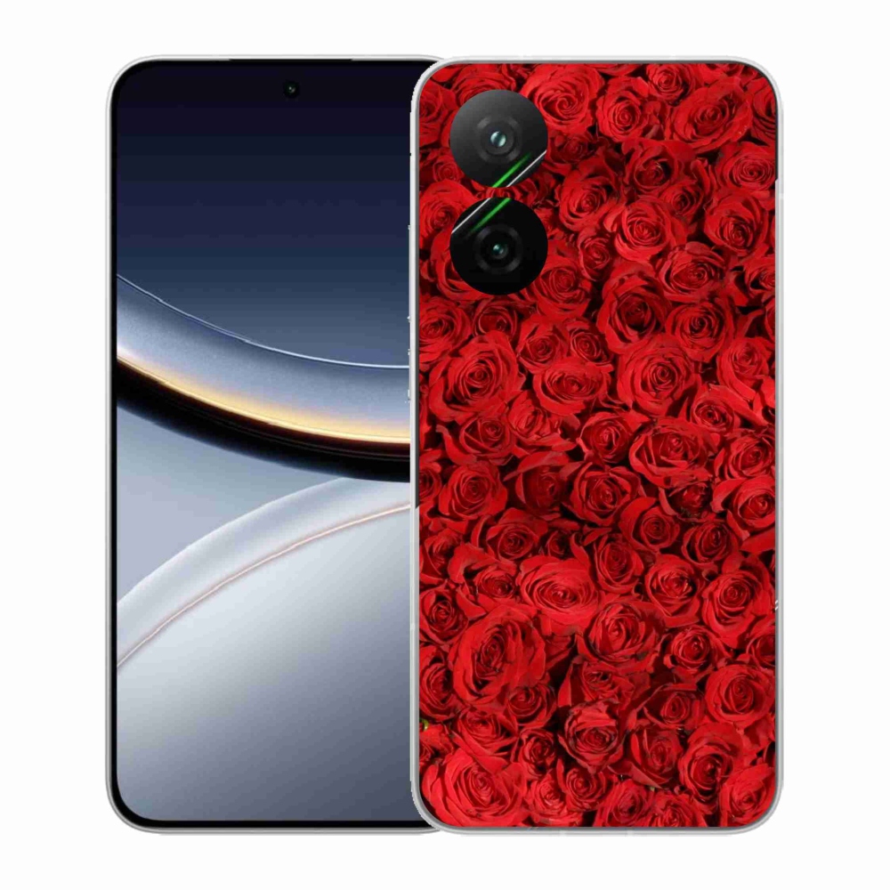 Gelový kryt mmCase na Xiaomi Poco F7 5G - růže