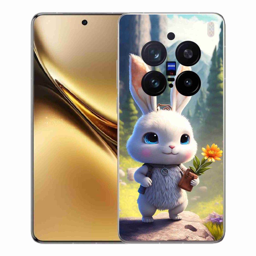 Gelový kryt mmCase na Vivo X200 Pro 5G - roztomilý králíček