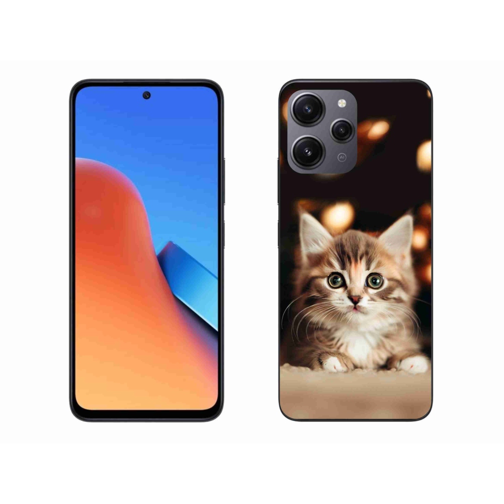 Gelový kryt mmCase na Xiaomi Redmi 12 - roztomilé kotě 2