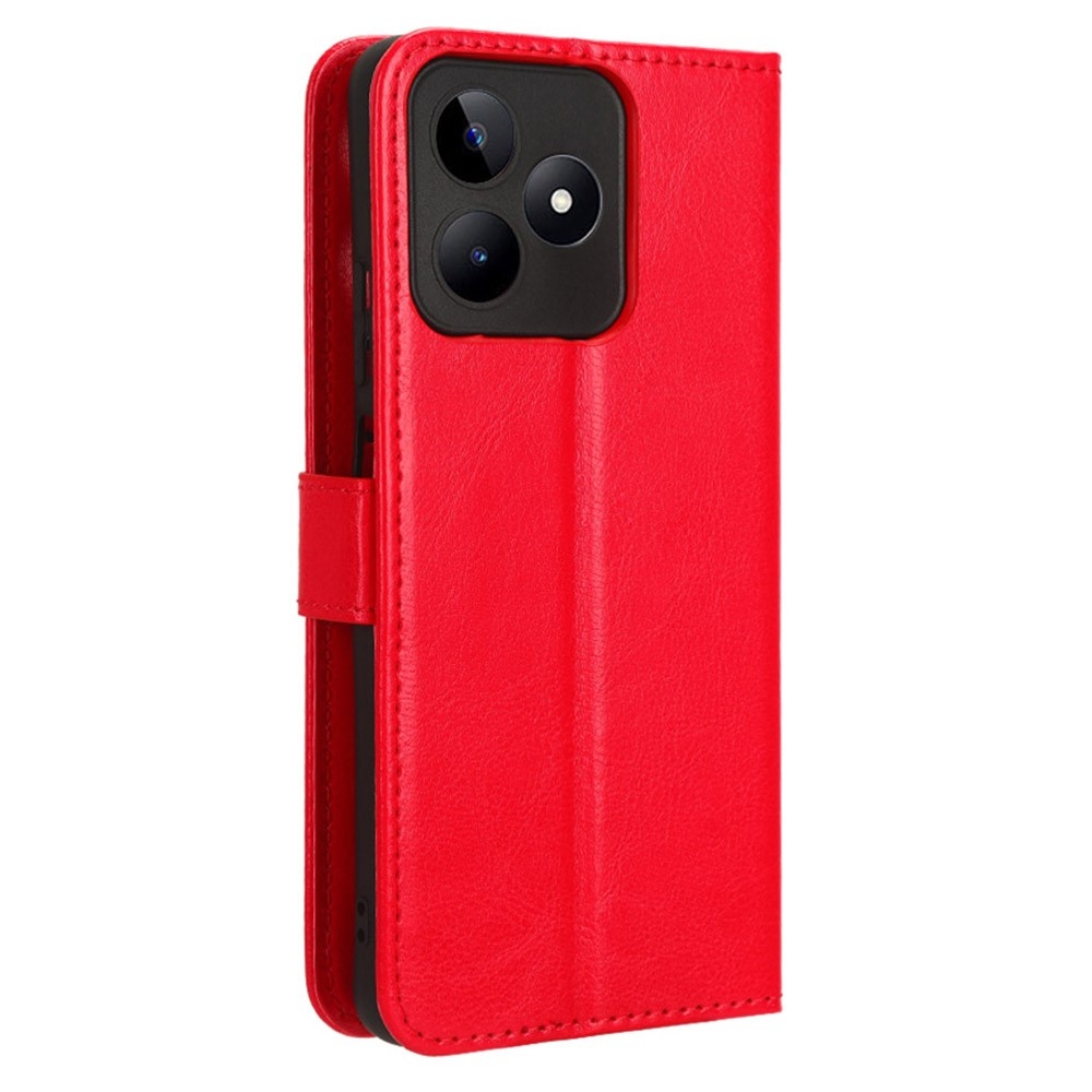 Crazy knížkové pouzdro na Realme Note 50 - červené