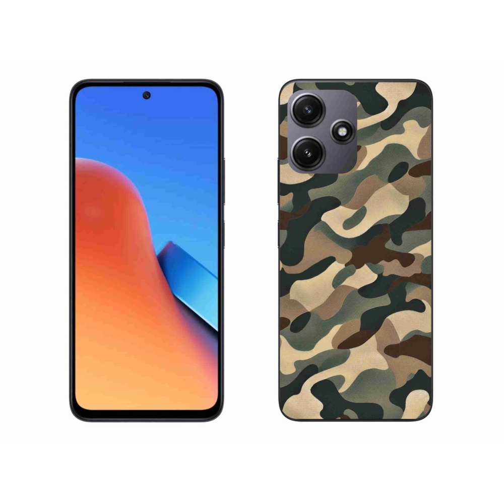 Gelový kryt mmCase na Xiaomi Redmi 12 5G - maskáčový vzor 11