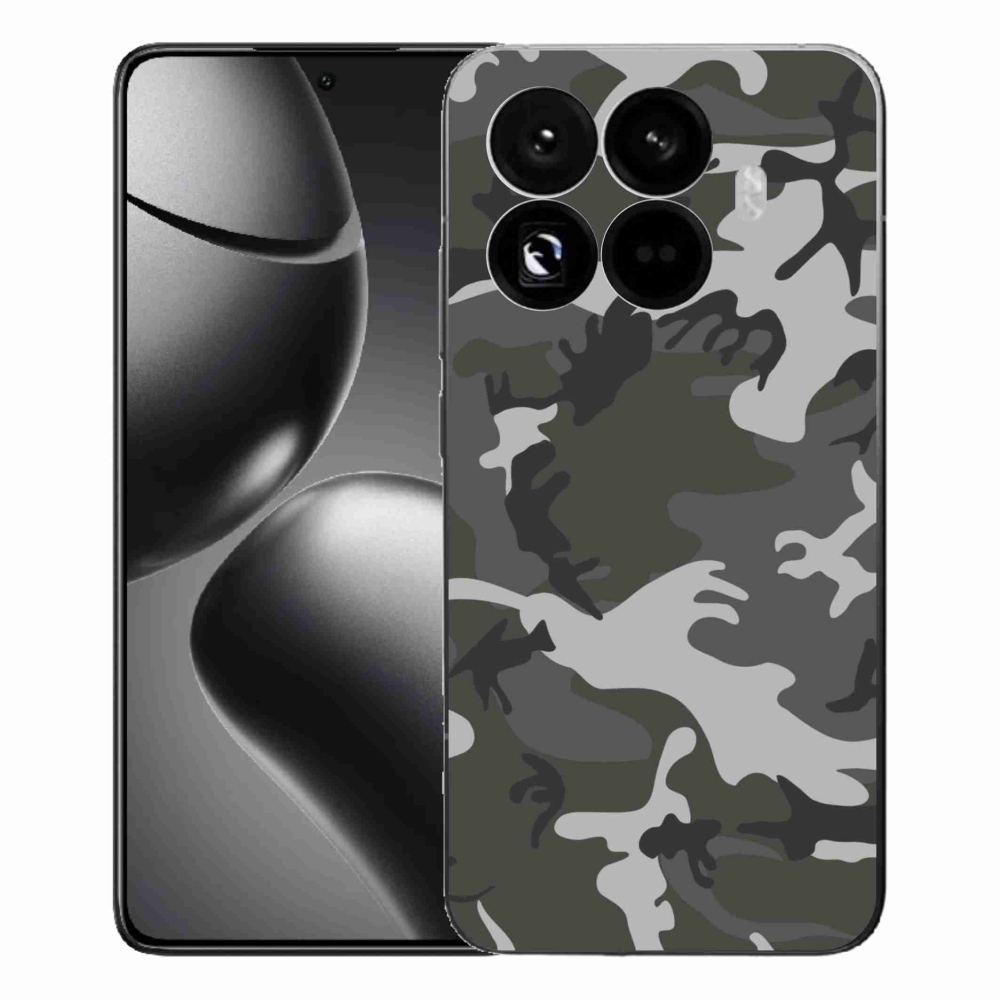 Gelový kryt mmCase na Xiaomi 15T Pro - maskáčový vzor