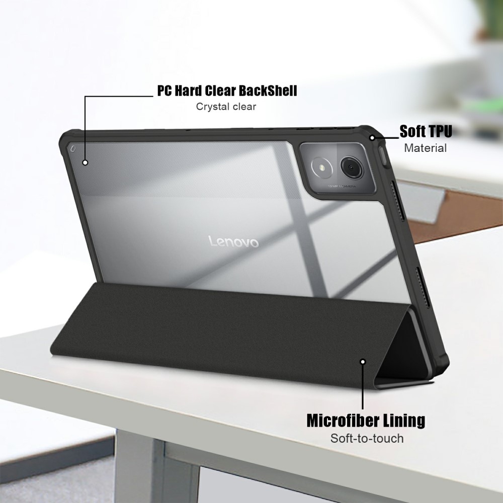 Case chytré zavírací pouzdro na tablet Lenovo Tab K11 Plus - černé