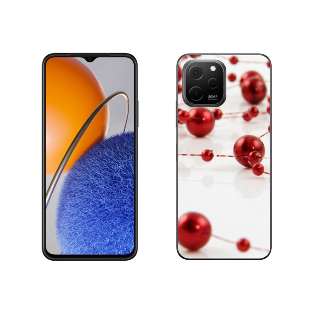 Gelový kryt mmCase na Huawei Nova Y61 - vánoční řetěz