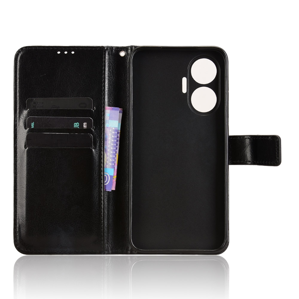 Crazy knížkové pouzdro na Xiaomi Poco F7 5G - černé