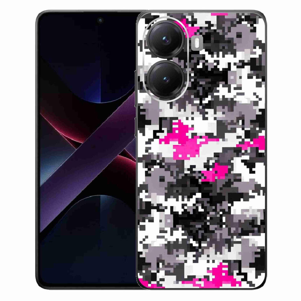 Gelový kryt mmCase na Xiaomi Poco X7 Pro 5G - maskáčový vzor 4