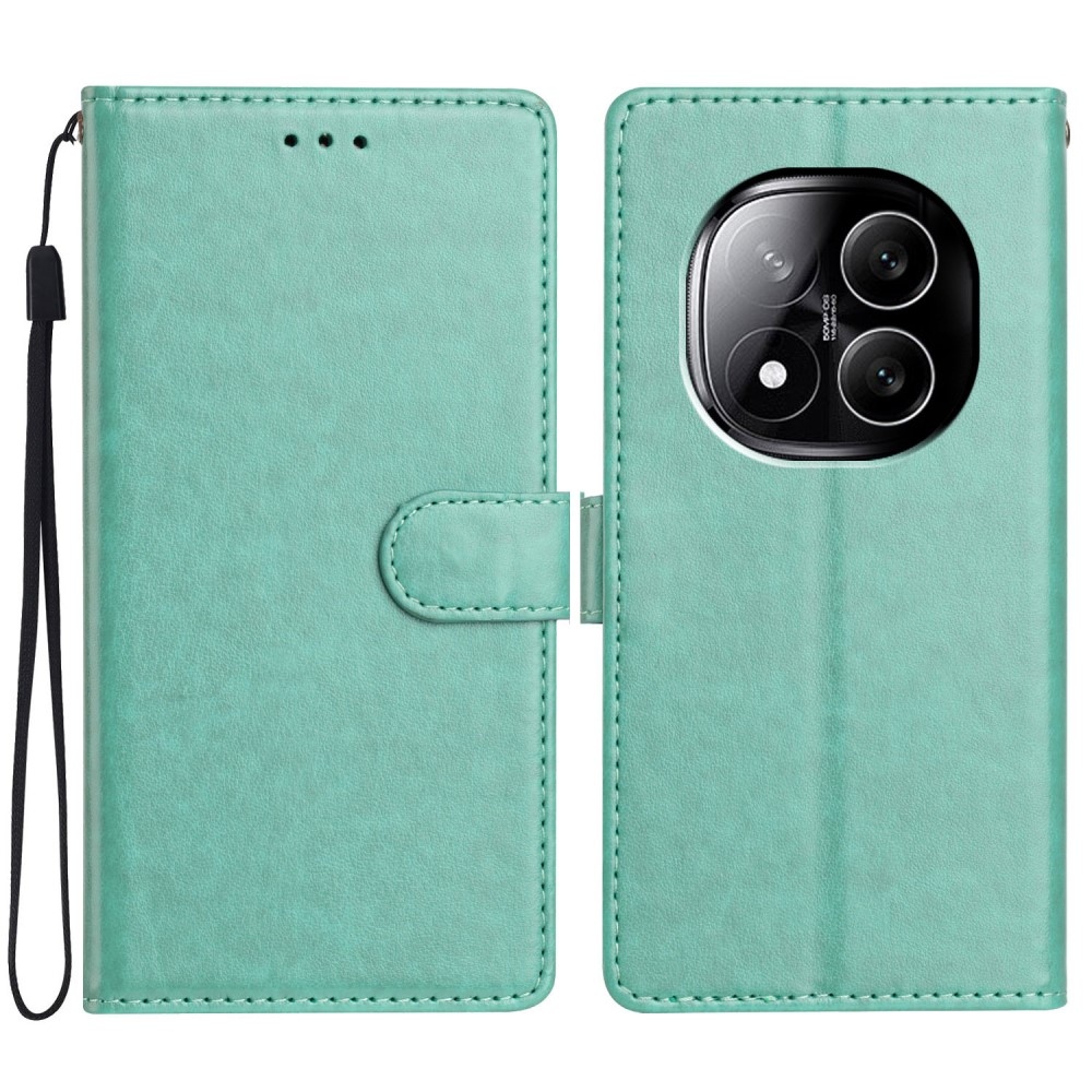Clots knížkové pouzdro na Xiaomi Redmi Note 14 Pro 5G/Poco X7 5G - modrozelené
