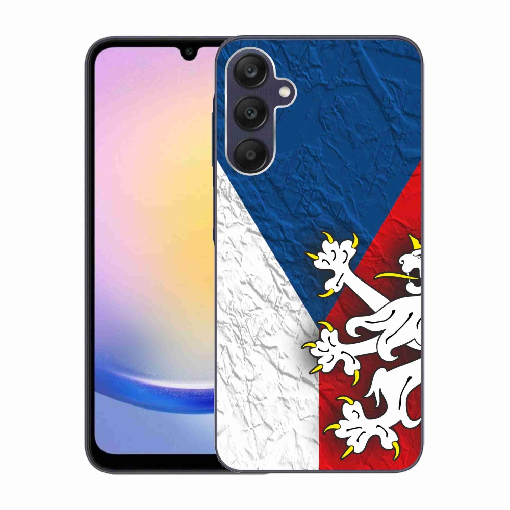 Gelový kryt mmCase na Samsung Galaxy A25 5G - česká vlajka 1