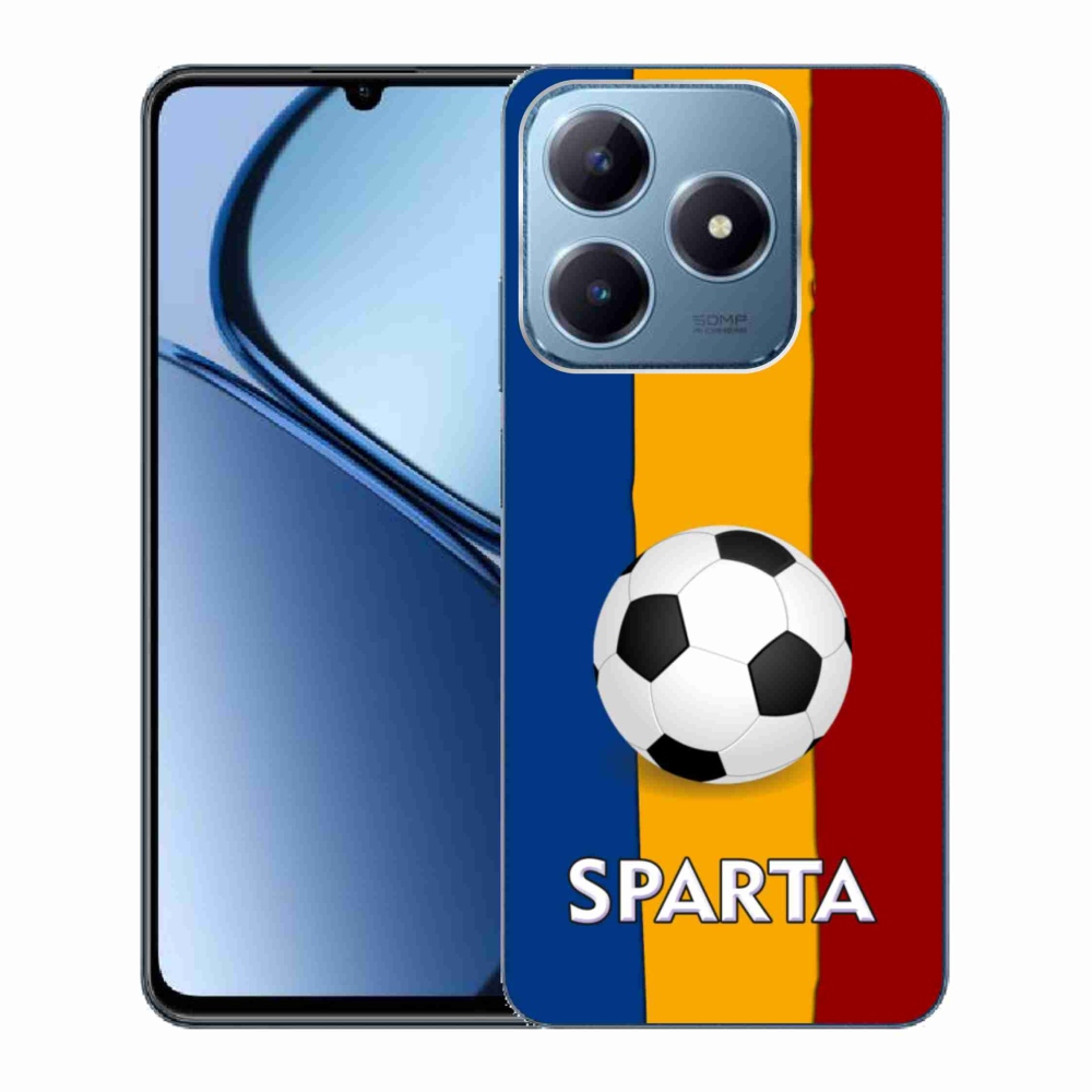 Gelový kryt mmCase na Realme C63 - fotbal 1