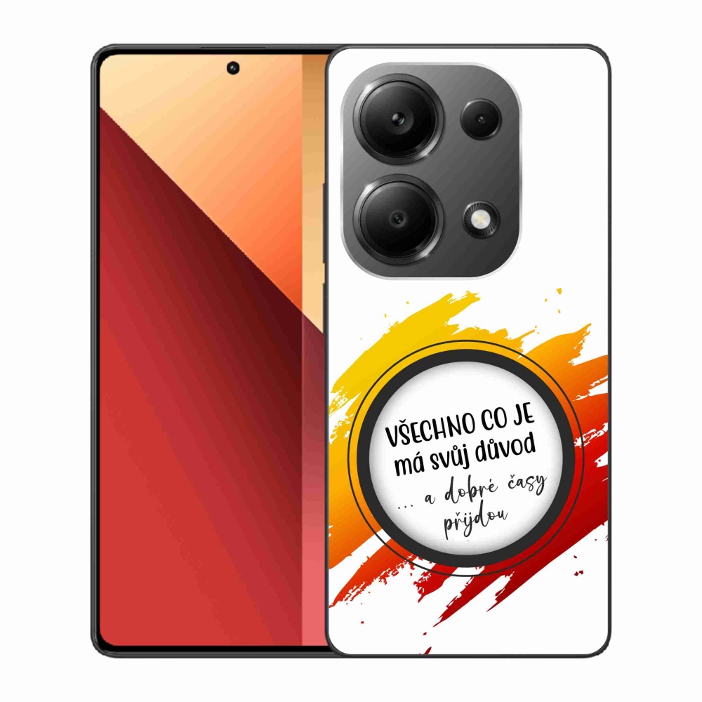 Gelový kryt mmCase na Xiaomi Redmi Note 13 Pro 4G/Poco M6 Pro  - citát 3 bílé pozadí