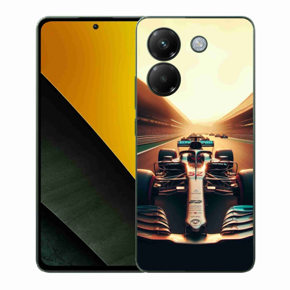 Gelový kryt mmCase na Xiaomi Poco M7 Pro 5G - formule 1
