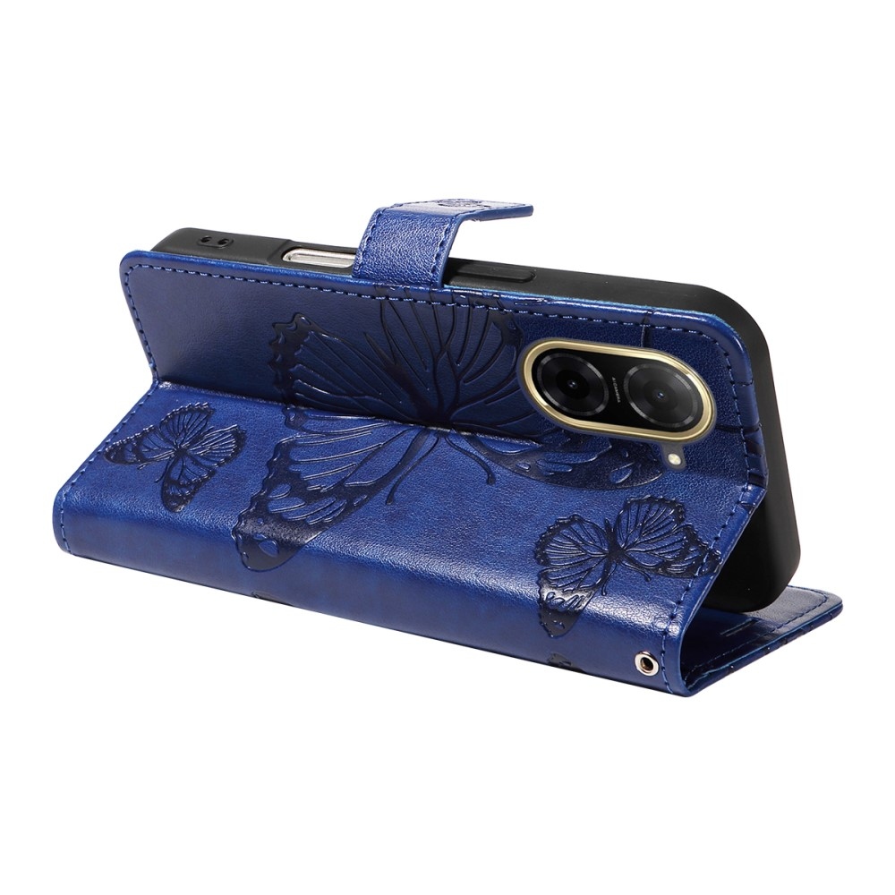 Big Butterfly knížkové pouzdro na Xiaomi Redmi A5 (171.7x77.8x8.3mm) - modré