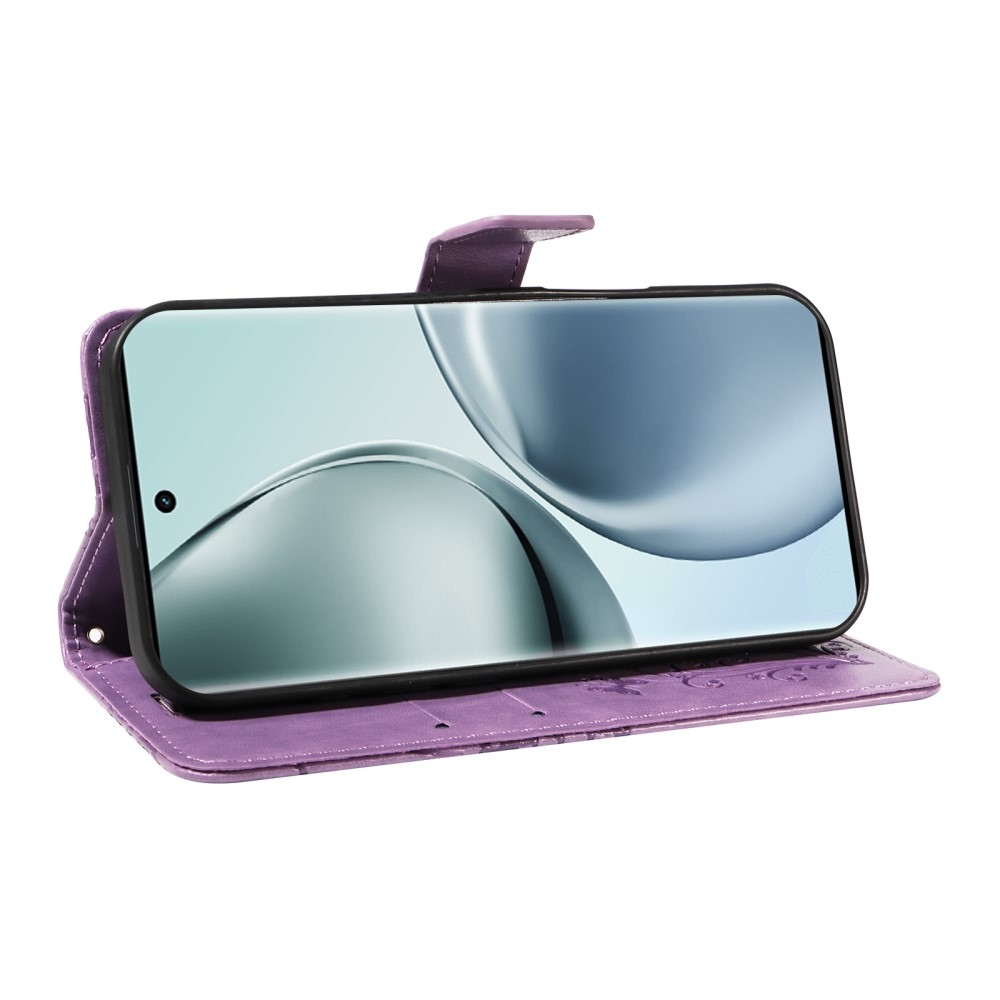 Big Butterfly knížkové pouzdro na mobil Realme 14 Pro 5G - fialové
