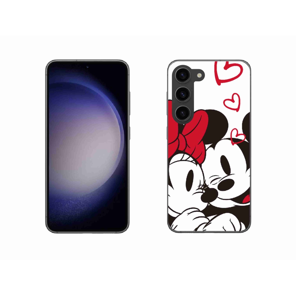 Gelový kryt mmCase na Samsung Galaxy S23 5G - minnie a mickey