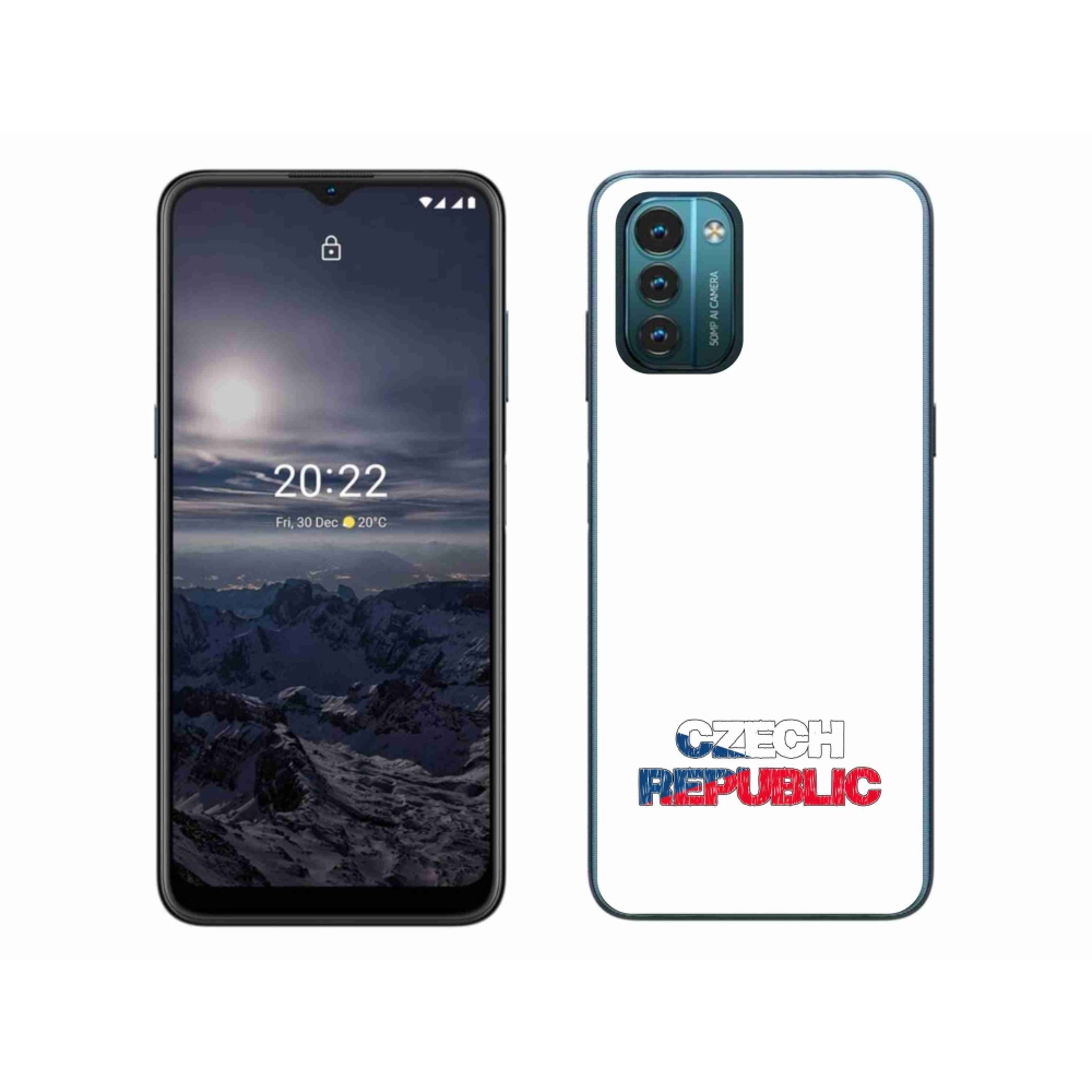 Gelový kryt mmCase na Nokia G11/G21 - Czech Republic bílé pozadí