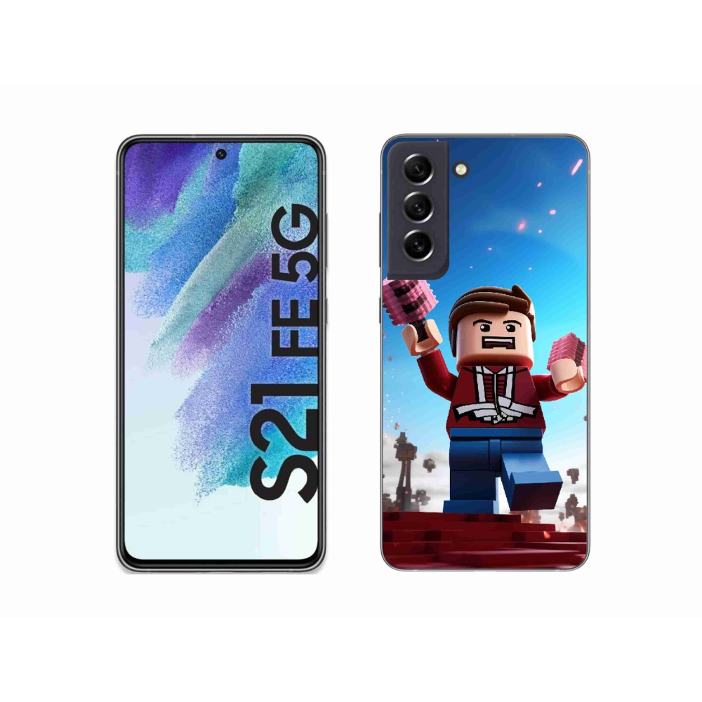 Gelový kryt mmCase na Samsung Galaxy S21 FE 5G - roblox 2