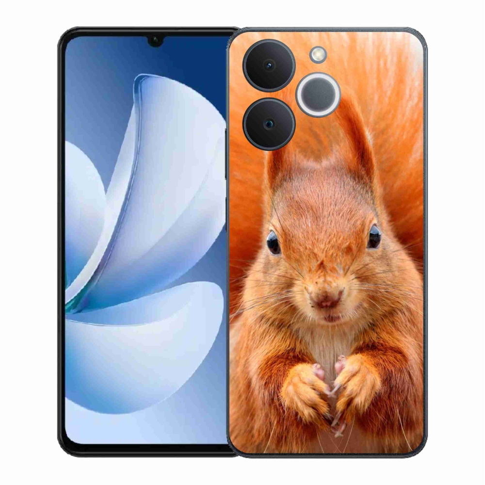 Gelový kryt mmCase na Realme Note 70T - veverka